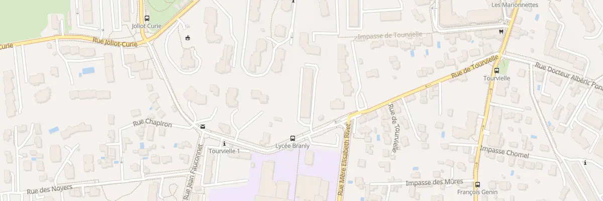 Plan du 18 Rue de Tourvielle à Lyon 5e Arrondissement