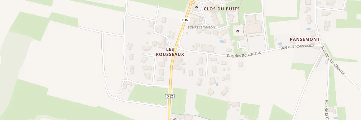 Plan du 20 Rue des Rousseaux à Hurigny