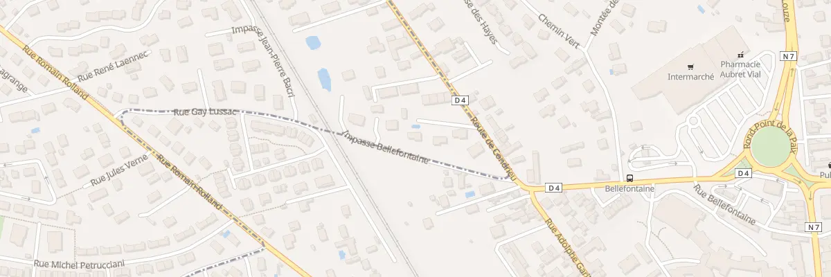 Plan du 35 Rue Bellefontaine à Saint-Maurice-l’Exil