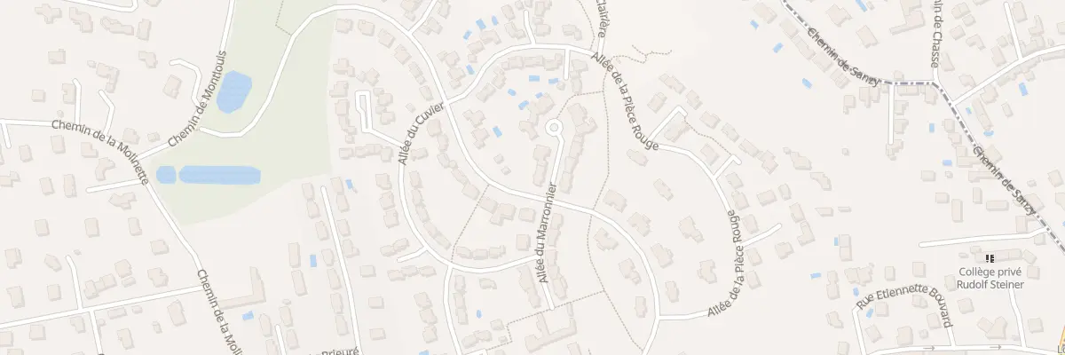 Plan du 8 All du Marronnier à Saint-Genis-Laval