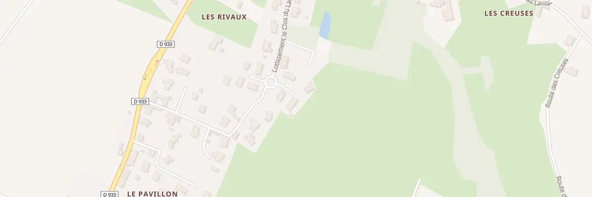 Plan du 155 Lot le Clos du Lavoir à Genouilleux