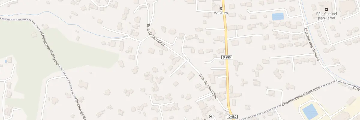 Plan du 189 Rue de Montillac à Sauveterre