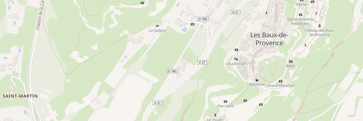 Plan du 5072 Le Val d’Enfer aux Baux-de-Provence