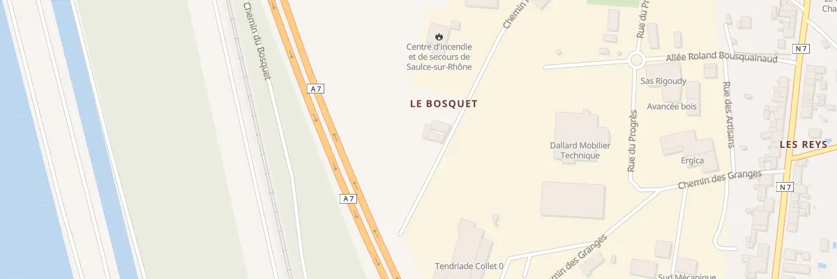Plan du 1 Che Ferrat à Saulce-sur-Rhône