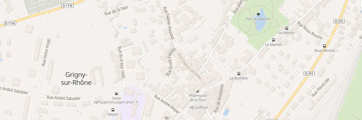 Plan du 39 Rue Fabien Roussel à Grigny-sur-Rhône
