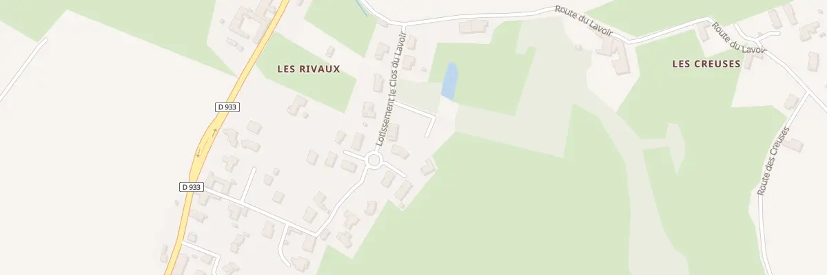 Plan du 4 Aux Rivaux à Genouilleux