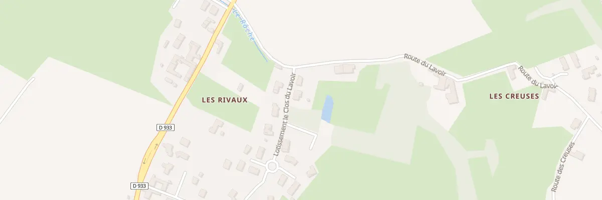 Plan du 2 Lot Le Clos du Lavoir I à Genouilleux