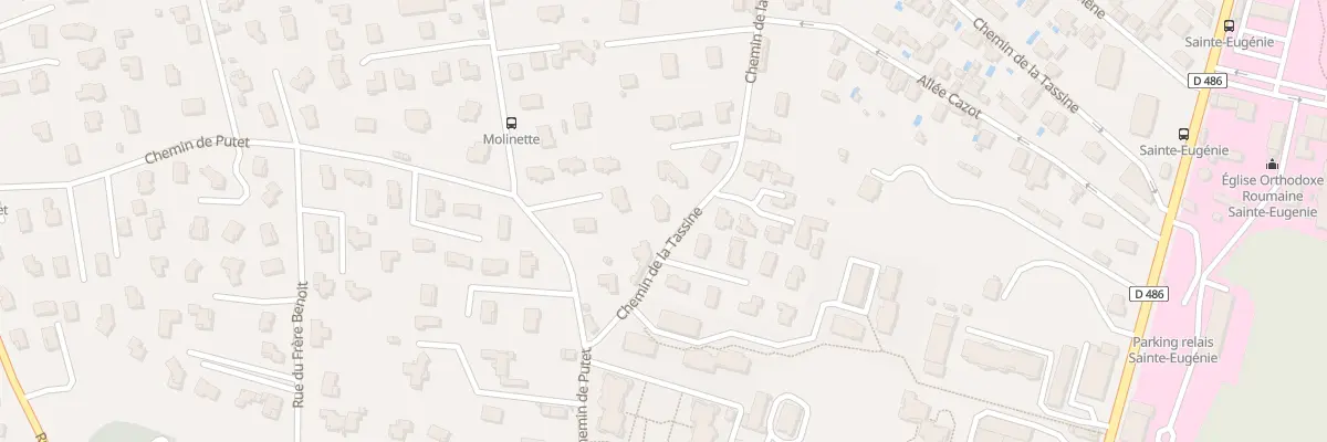 Plan du 46 Che de la Tassine à Saint-Genis-Laval