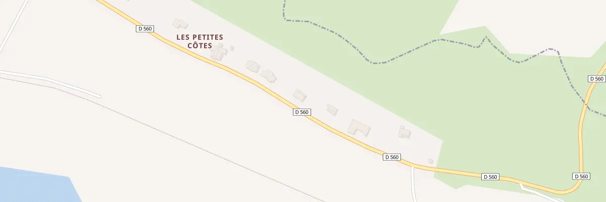 Plan du 43 Rue Chateau des Petites Cotes à Sainte-Marie-du-Lac-Nuisement