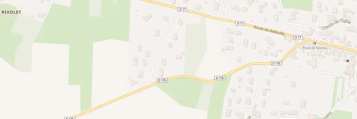 Plan du 384 Rte de Montmerle à Montceaux