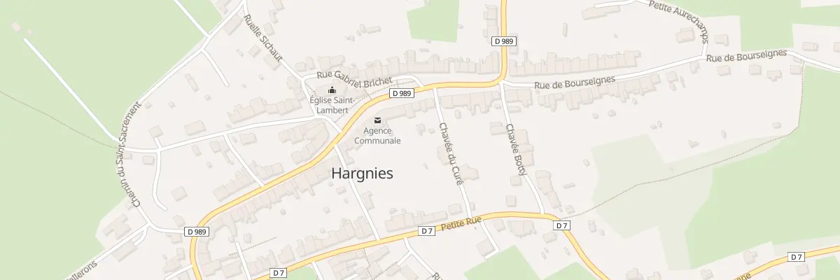 Plan du 22 Rue Gabriel Brichet à Hargnies
