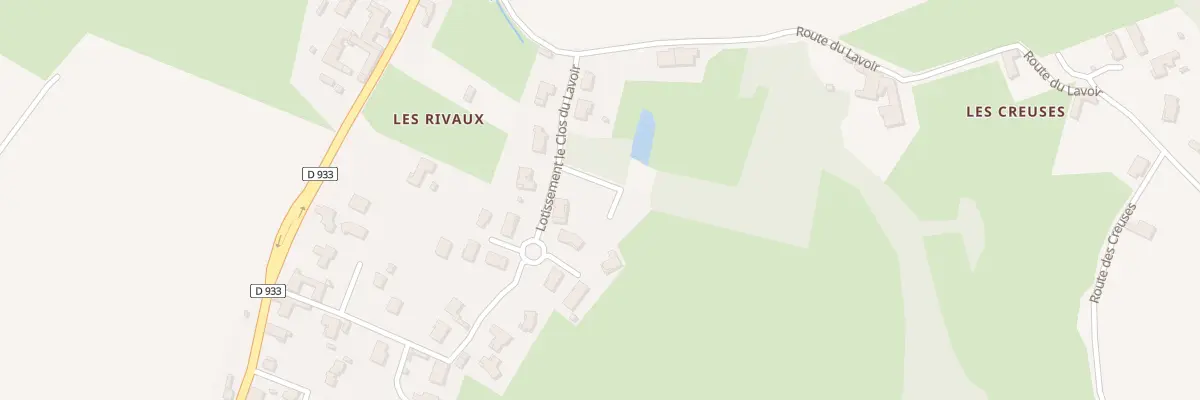 Plan du 5 Aux Rivaux à Genouilleux