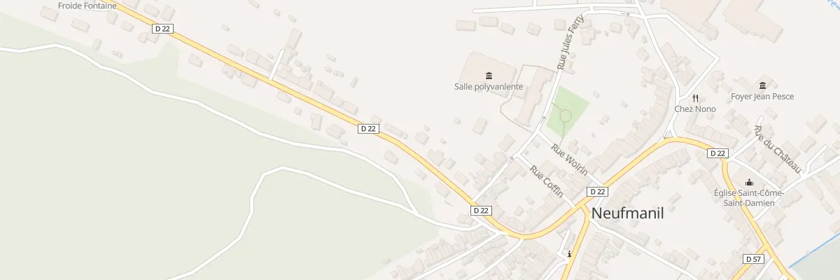 Plan du 28 Rue Ambroise Croizat à Neufmanil