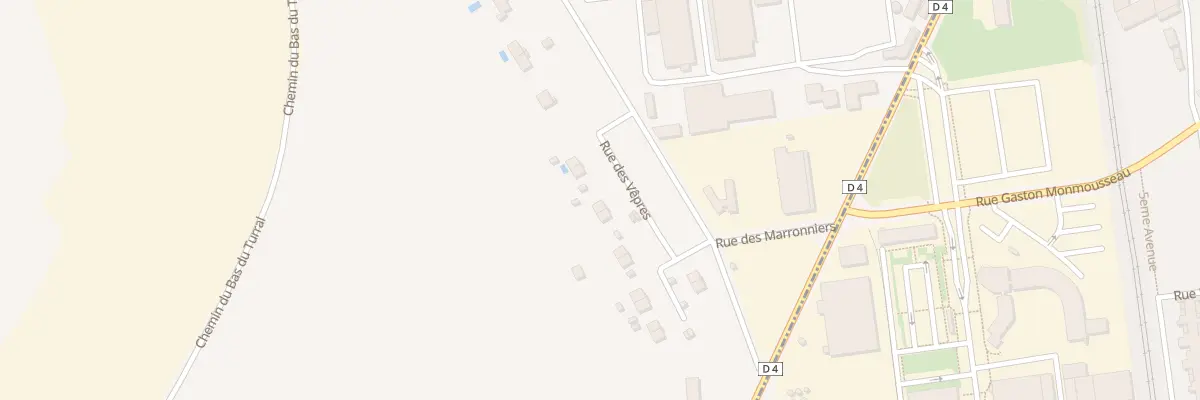 Plan du 56 Rue des Vêpres au Péage-de-Roussillon