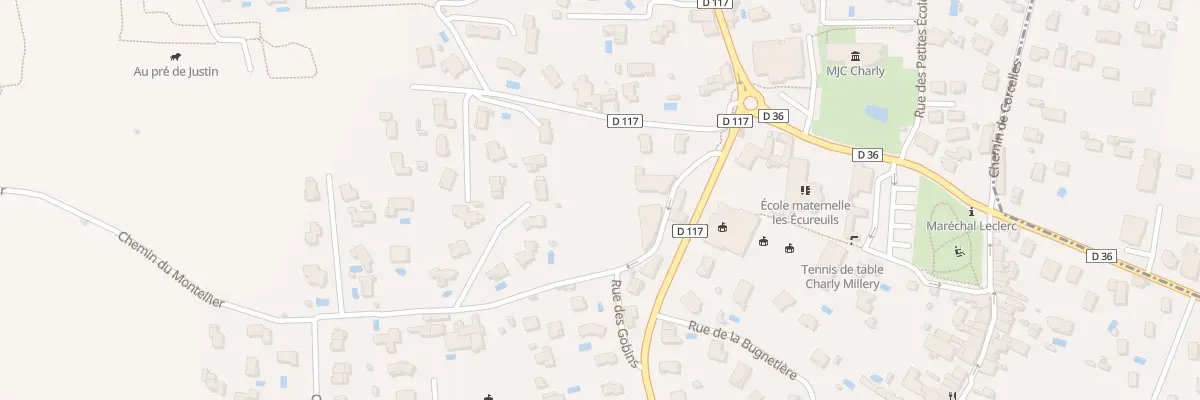 Plan du 70 Che du Montellier à Charly