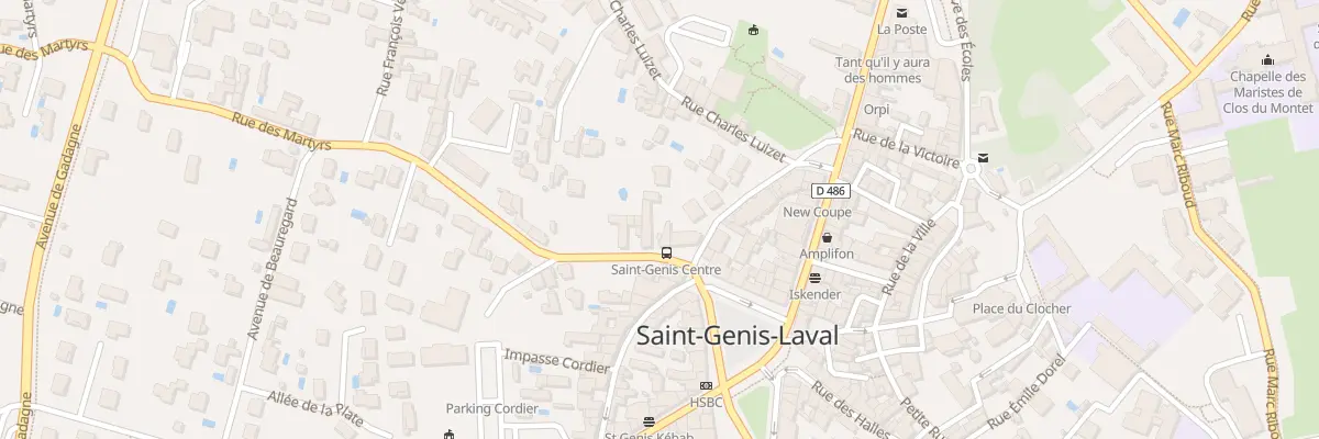 Plan du 6 Rue des Martyrs à Saint-Genis-Laval