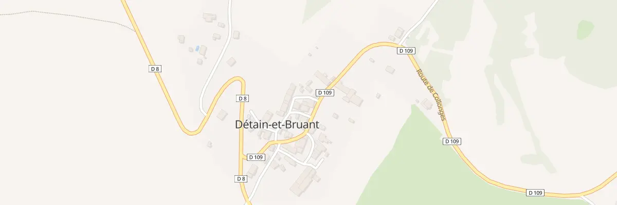 Plan du 7 Rte de Collonges à Détain-et-Bruant