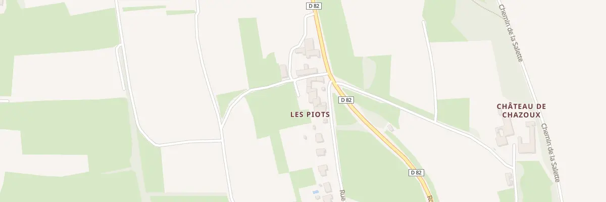 Plan du 49 Che des Piots à Hurigny