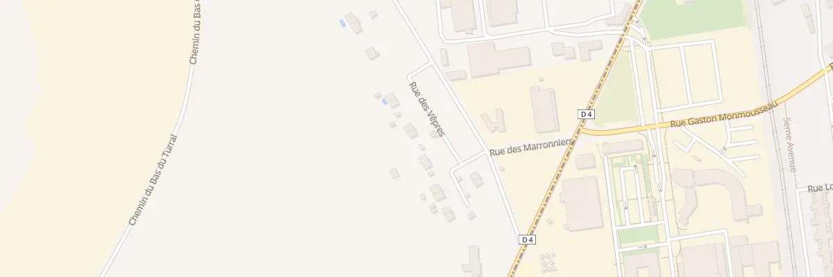 Plan du 58 Rue des Vêpres au Péage-de-Roussillon