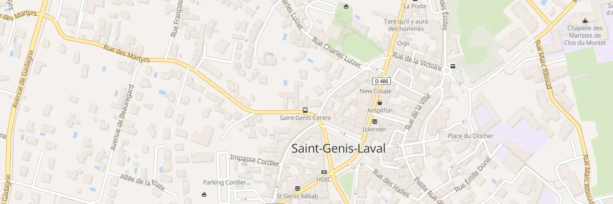 Plan du 4 Rue des Martyrs à Saint-Genis-Laval