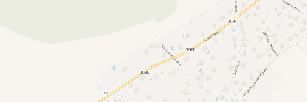 Plan du 1024 Rue d’Agey à Sainte-Marie-sur-Ouche