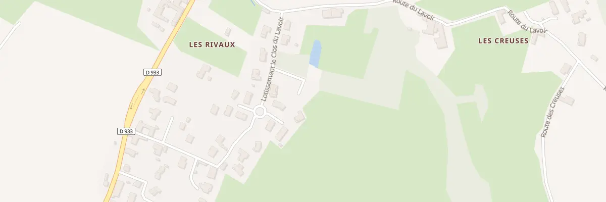 Plan du 2 Aux Rivaux à Genouilleux