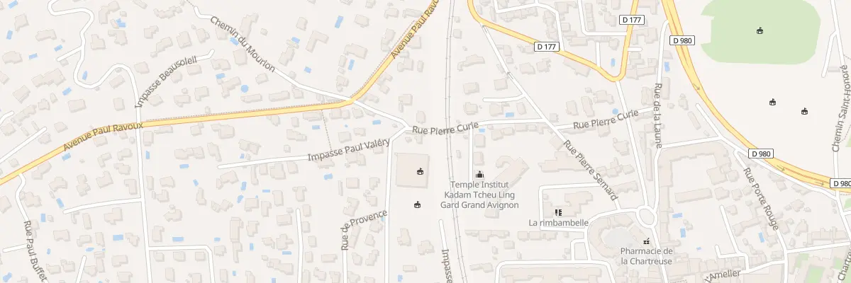Plan du 11 Rue Pierre Curie à Villeneuve-lès-Avignon