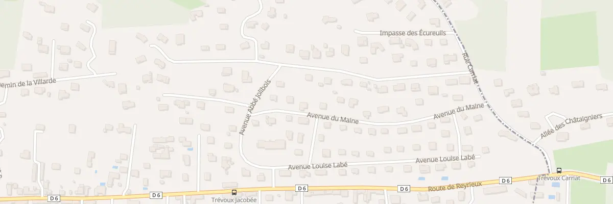 Plan du 81 Av du Maine à Trévoux
