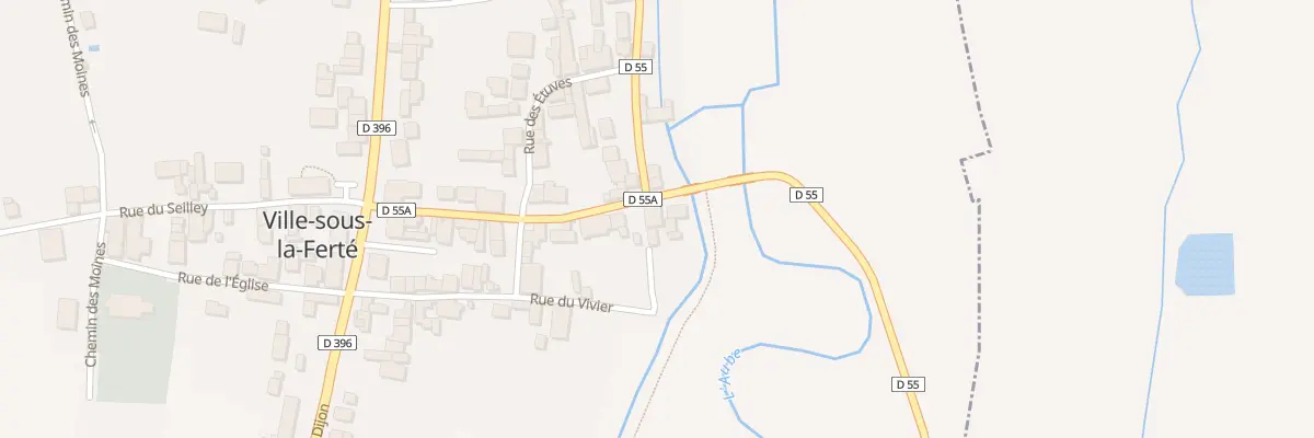 Plan du 36 Rue de l’Aube à Ville-sous-la-Ferté