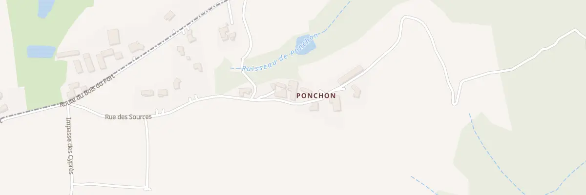 Plan du 405 Rue des Sources à Ozon