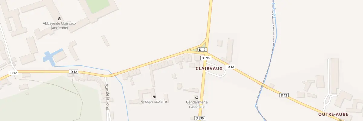 Plan du 1 Rue de l’Abbaye Clairvaux à Ville-sous-la-Ferté
