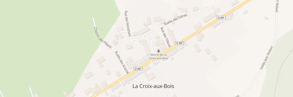 Plan du 5 Rue du Chene à La Croix-aux-Bois
