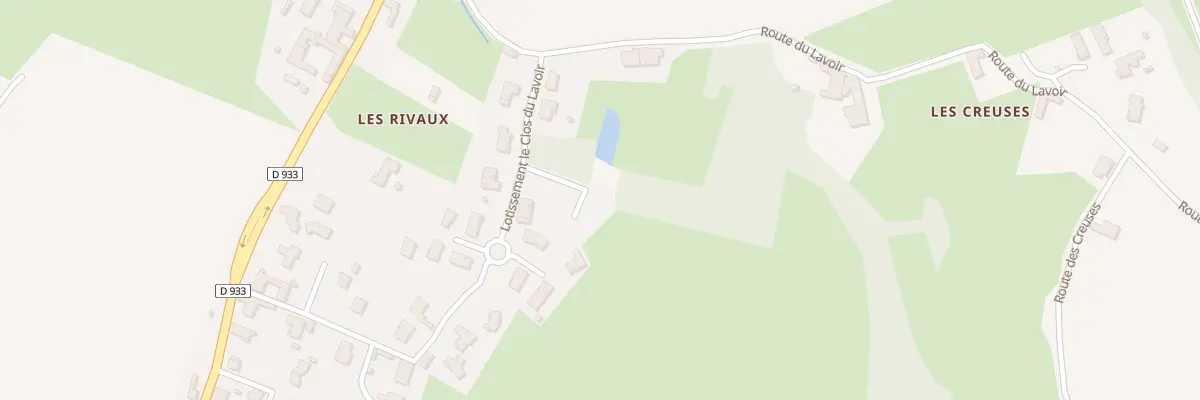 Plan du 3 Aux Rivaux à Genouilleux