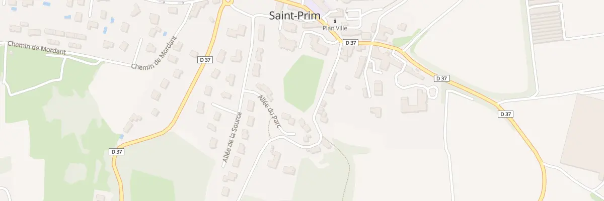 Plan du 99 Rue du Village à Saint-Prim