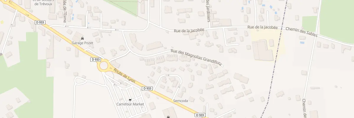 Plan du 174 Rue des Magnolias Grandiflora à Trévoux