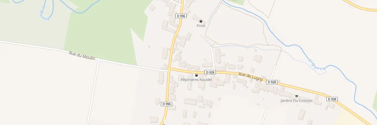Plan du 1 Rue de Lugny à Leuglay