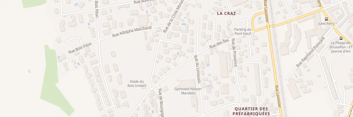 Plan du 24 Rue des Îles au Péage-de-Roussillon