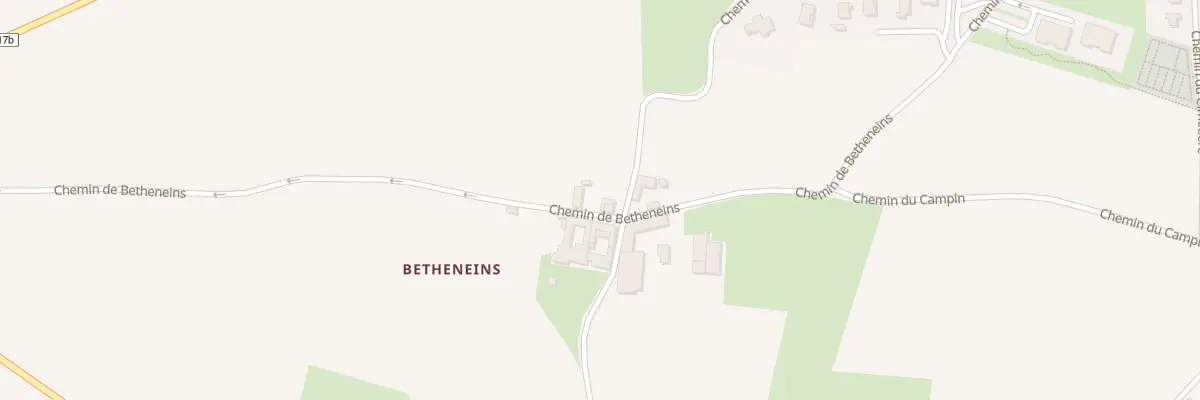 Plan du 608 Che de Betheneins à Montceaux