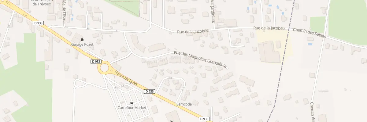 Plan du 190 Rue des Magnolias Grandiflora à Trévoux