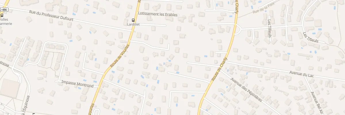 Plan du 59 Rte de Vourles à Saint-Genis-Laval