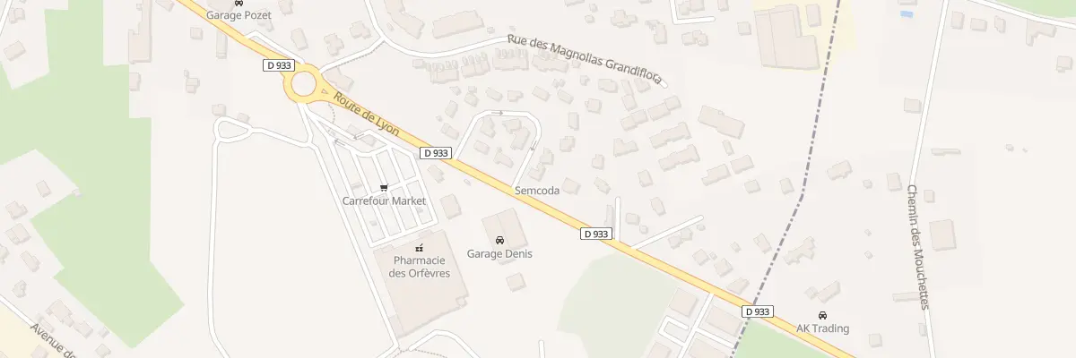 Plan du 21 All du Franc Lyonnais à Trévoux