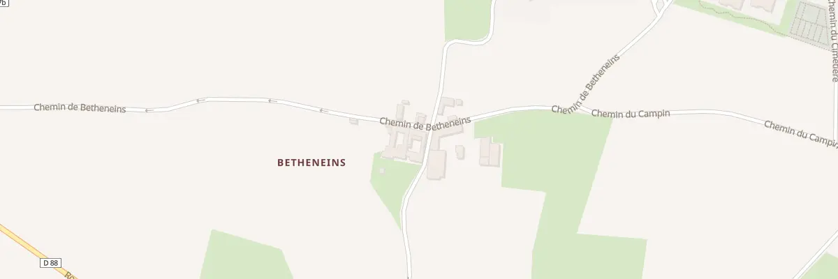 Plan du 609 Che de Betheneins à Montceaux