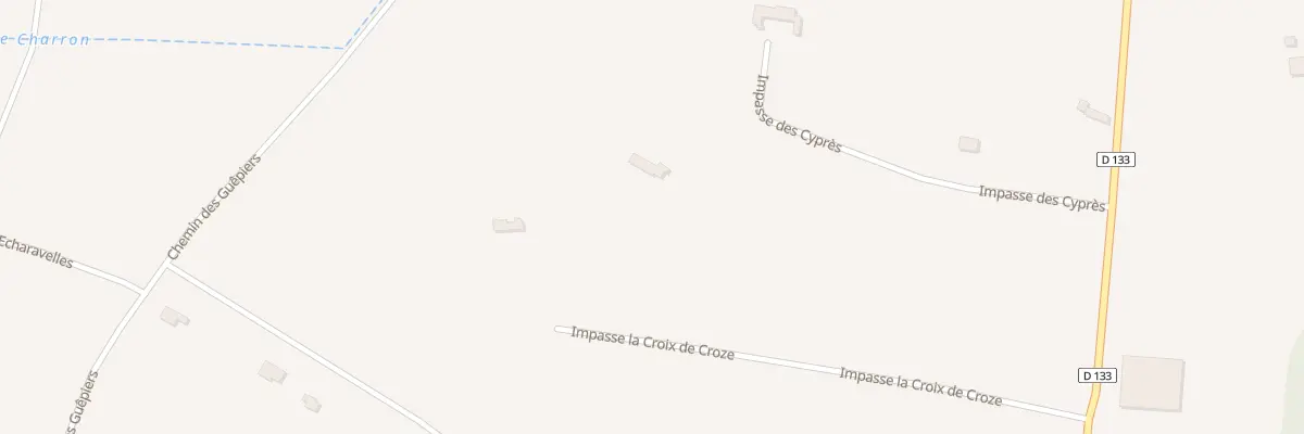 Plan du 294 Imp de la Croix de Croze à Clansayes