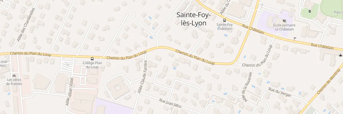 Plan du 35 Che du Plan du Loup à Sainte-Foy-lès-Lyon