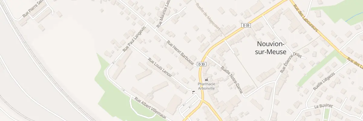 Plan du 7 Rue Henri Barbusse à Nouvion-sur-Meuse