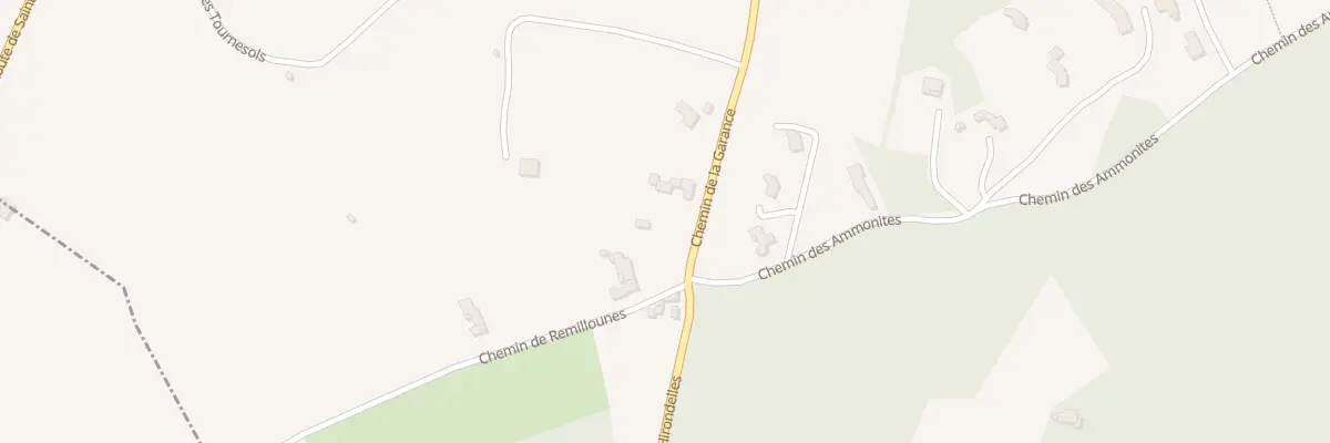 Plan du 994 Che de la Garance à Clansayes