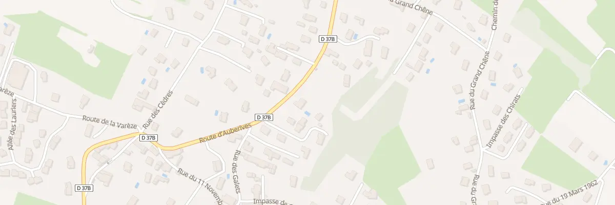 Plan du 26 Rte d’Auberives à Clonas-sur-Varèze