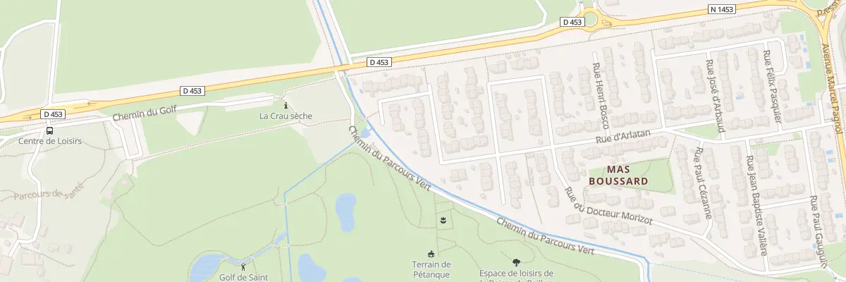 Plan du 6 Rue Théodore Aubanel à Saint-Martin-de-Crau