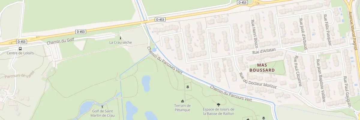 Plan du 2 Rue Théodore Aubanel à Saint-Martin-de-Crau