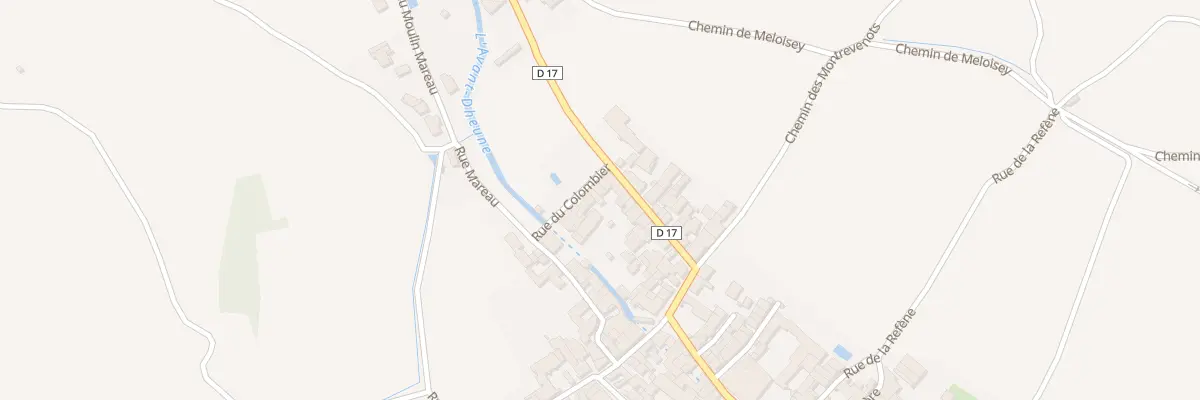 Plan du 5 Rue du Colombier à Pommard